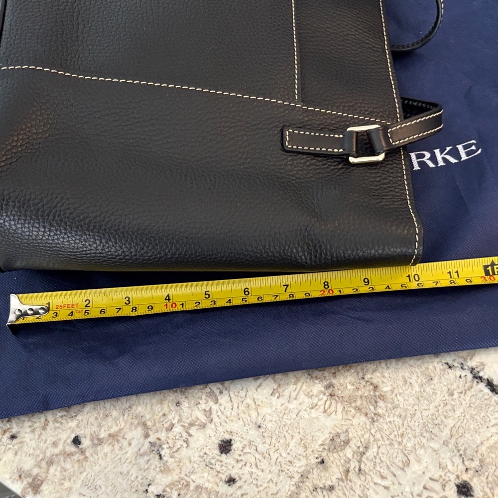 Dooney & Bourke Black Pebble Leather Tote - Picture 8 of 8